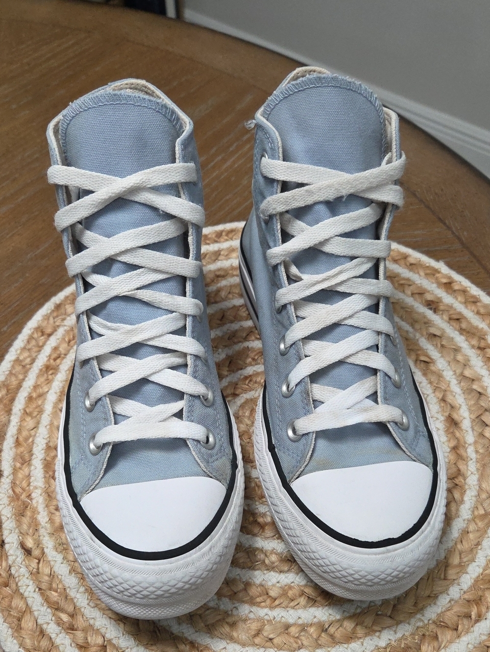 Converse All Star Lift Platform Hightop In Cloudy Blue, Size 8 - Picture 4 of 11